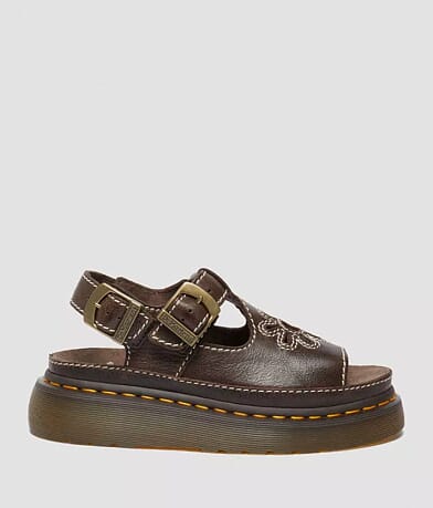Dr. Martens Dunnet Flower Leather Sandal front view