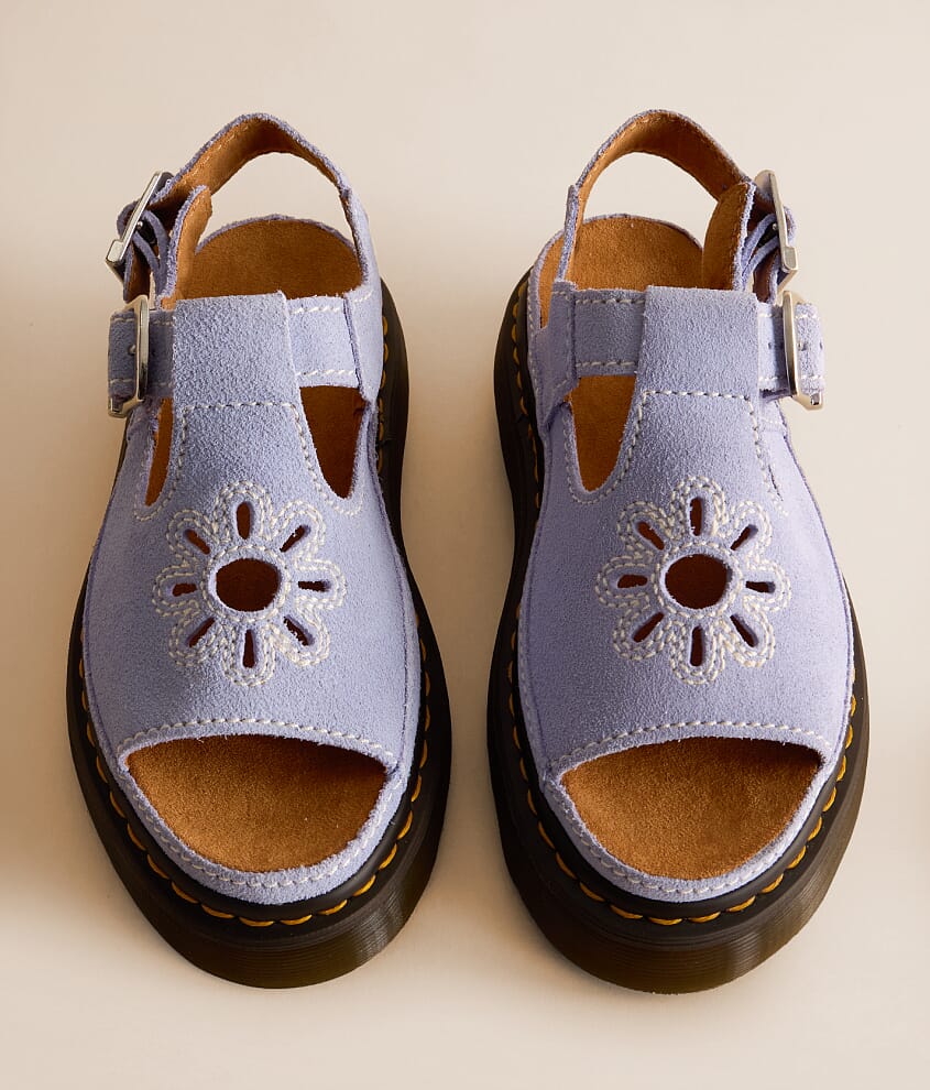 Dunnet Flower Suede Sandal