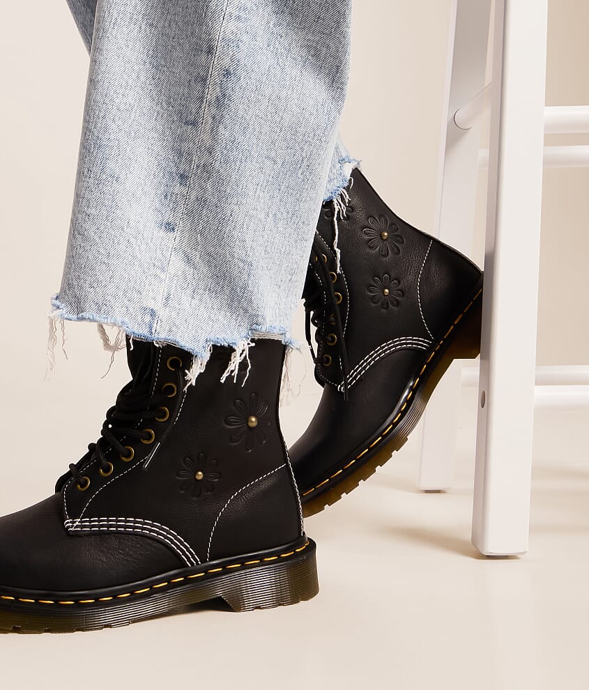 1460 Pascal Flower Leather Boot