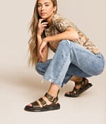 Dr. Martens Wyoming Gryphon Leather Sandal - Women's Shoes in