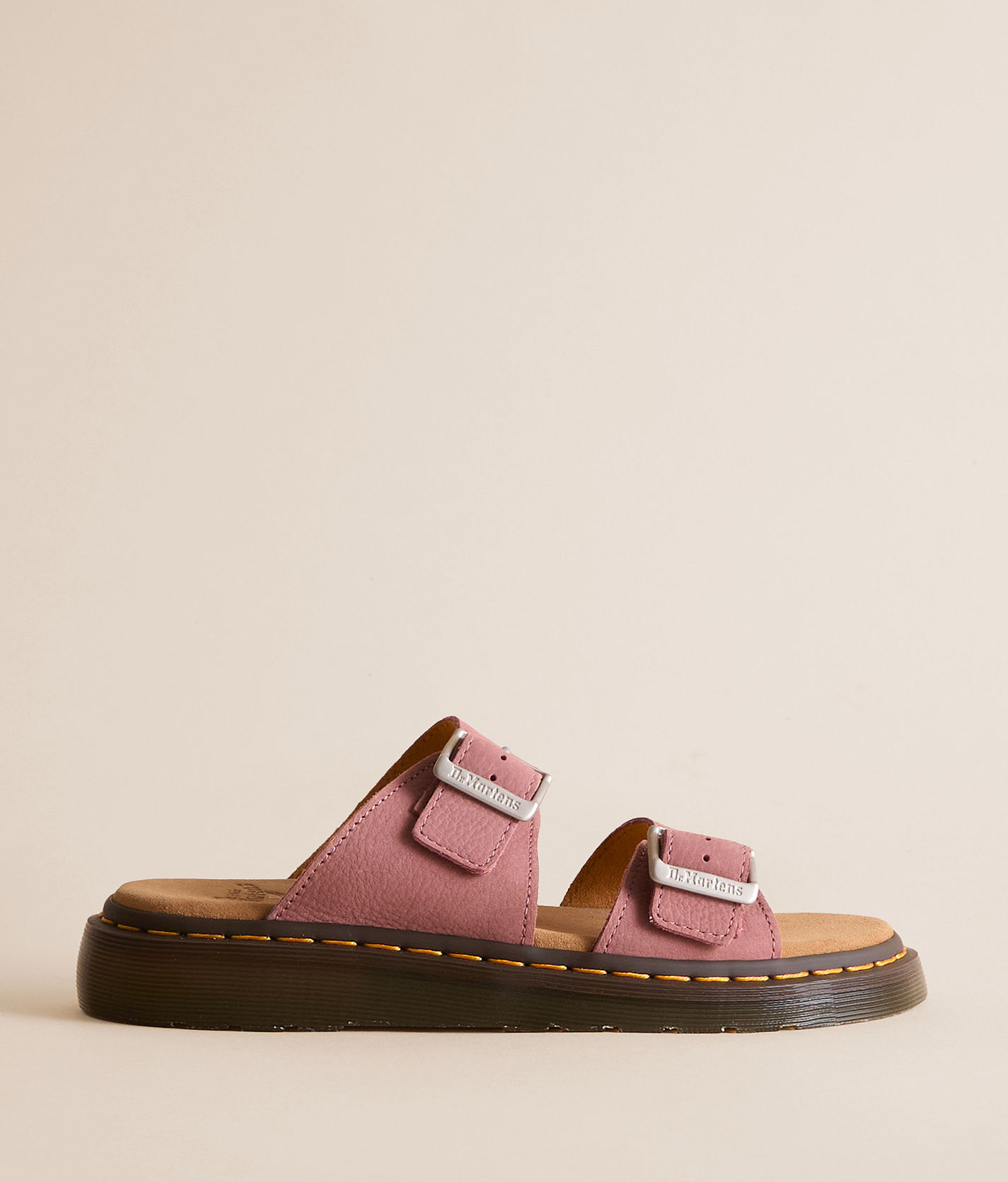 Dr. Martens Josef Suede Sandal - Women's Shoes in Dusty Rose | Buckle