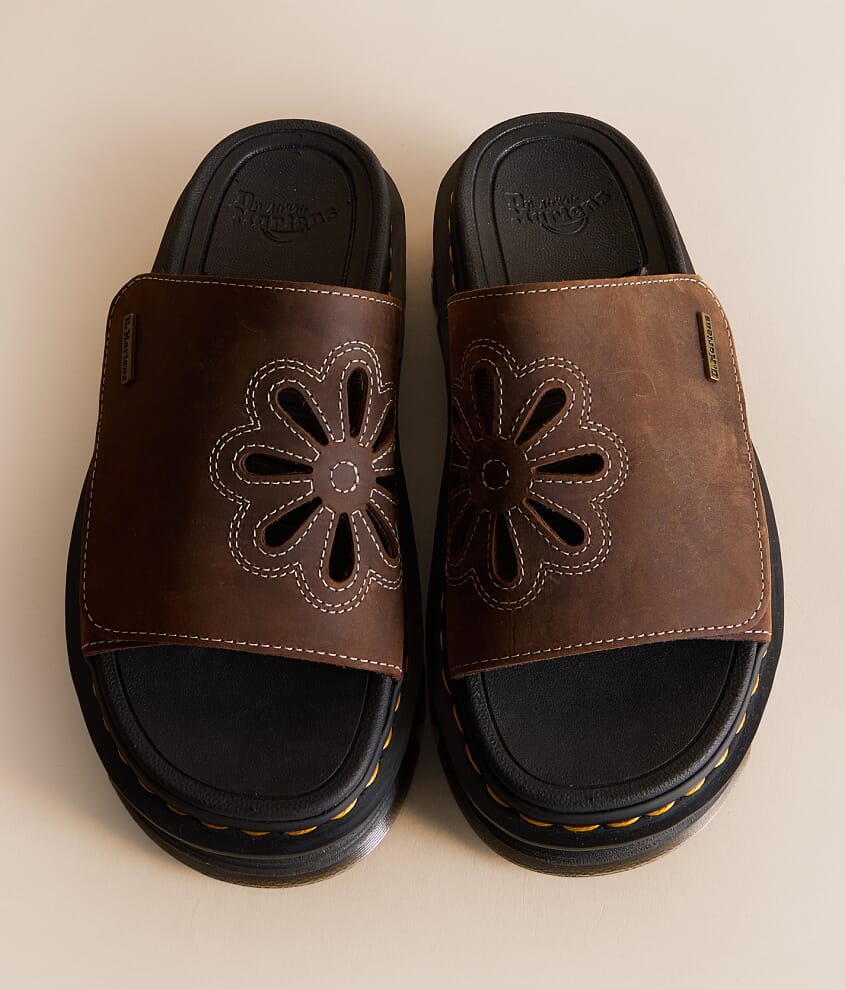 Zebzag Leather Slide - thumbnail 4