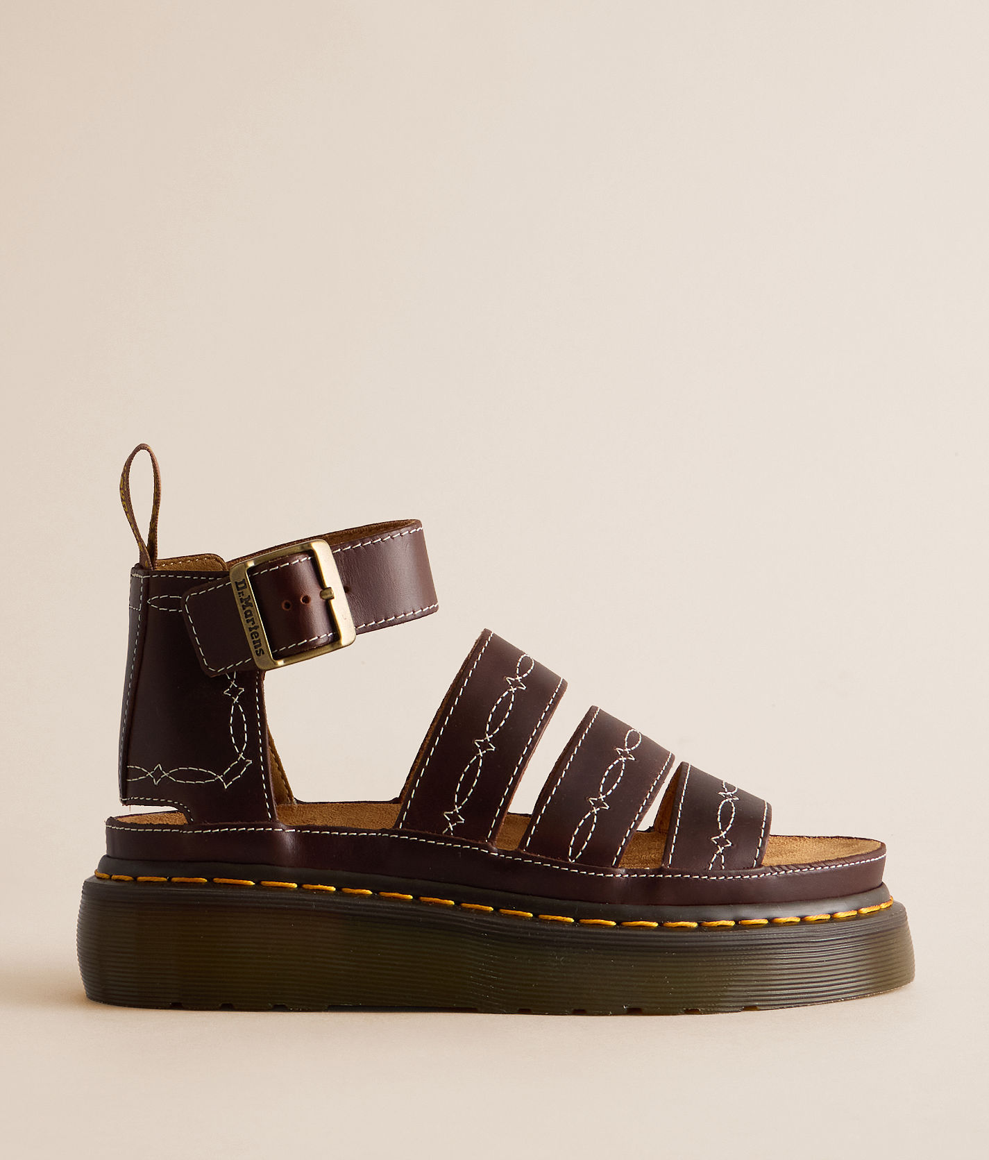 サンターズ/4 Dr. Martens Clarissa Quad Rodeo Leather Sandal - Women's Shoes in