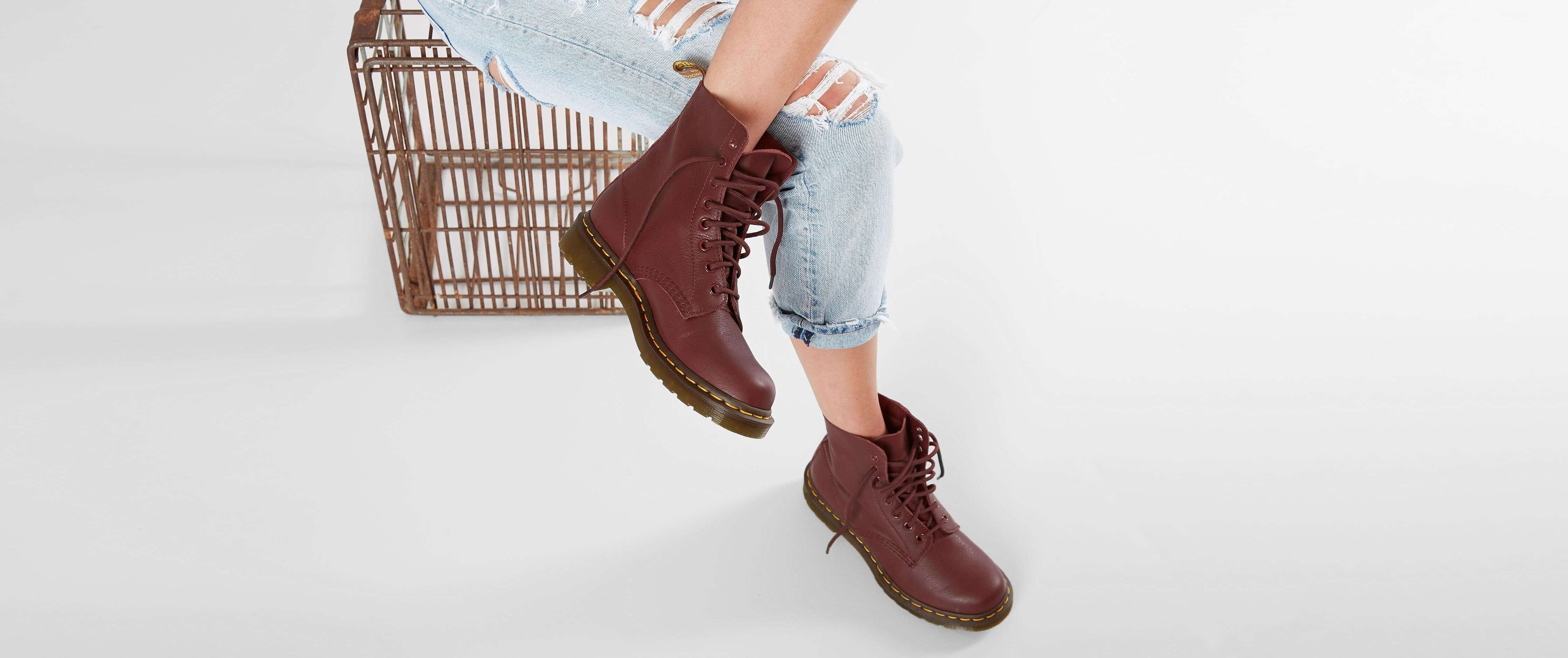 cherry red boots womens