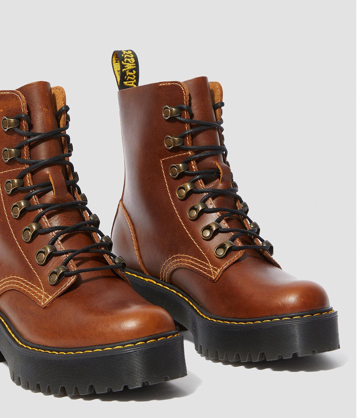 doc martens leona butterscotch