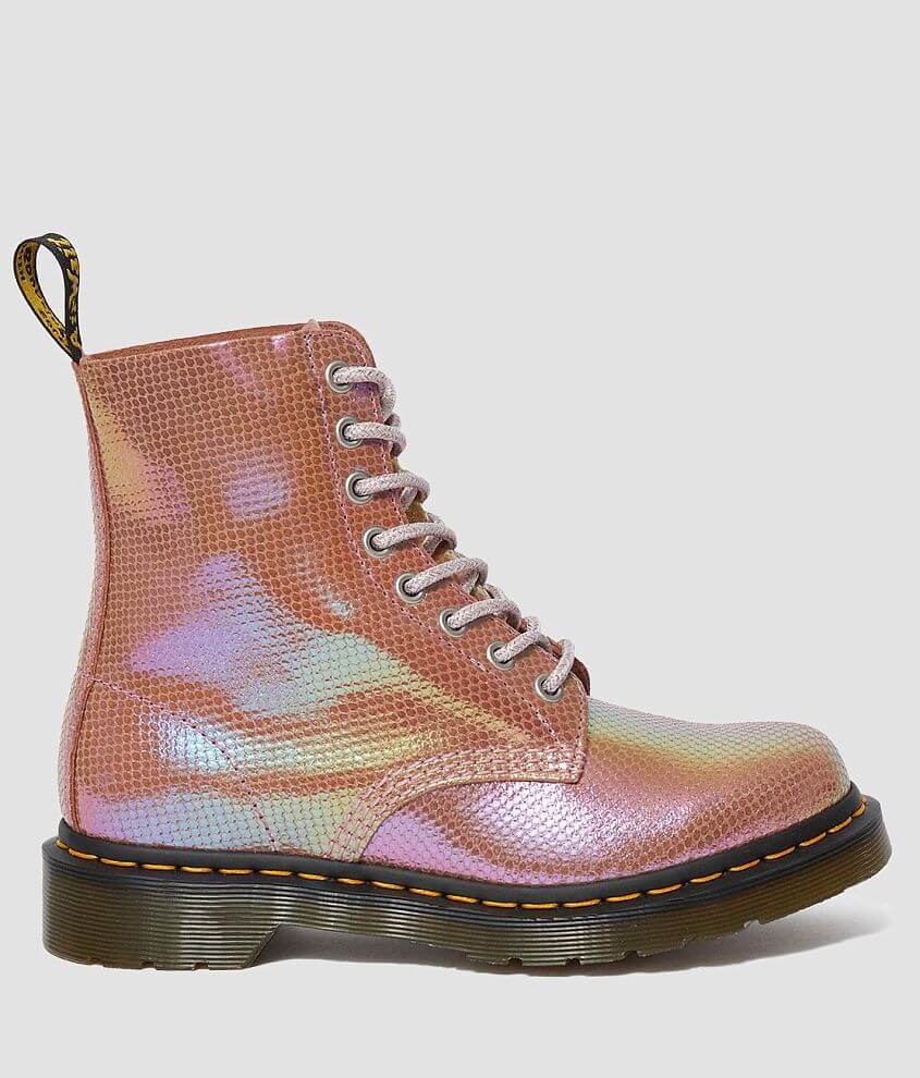 Dr. Martens 1460 Iridescent Croc Print Pink, Women&s, Size: 5