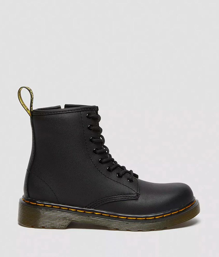 Boys - Dr. Martens Delaney Leather Boot front view