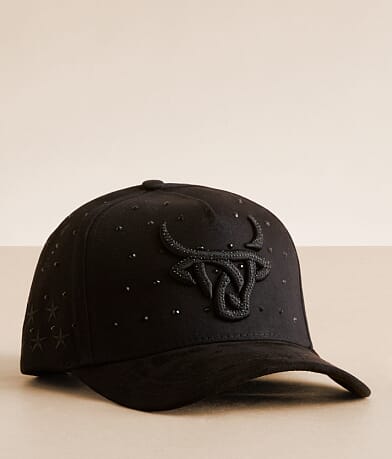 Lost Calf 5 Star Rhinestone Hat front view