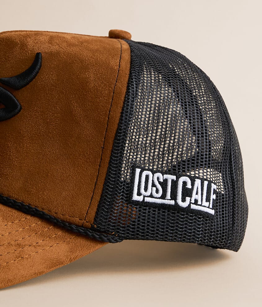 Faux Suede Trucker Hat