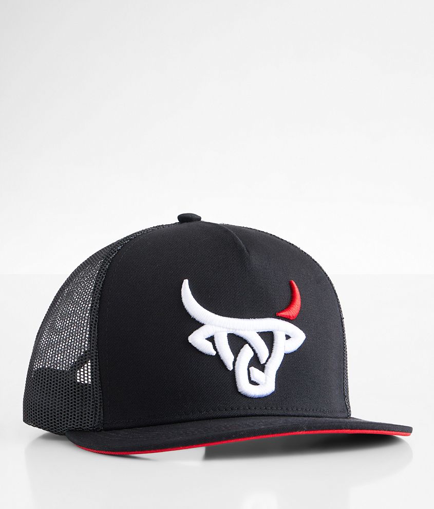 Lost Calf Buck Flat Trucker Hat front view