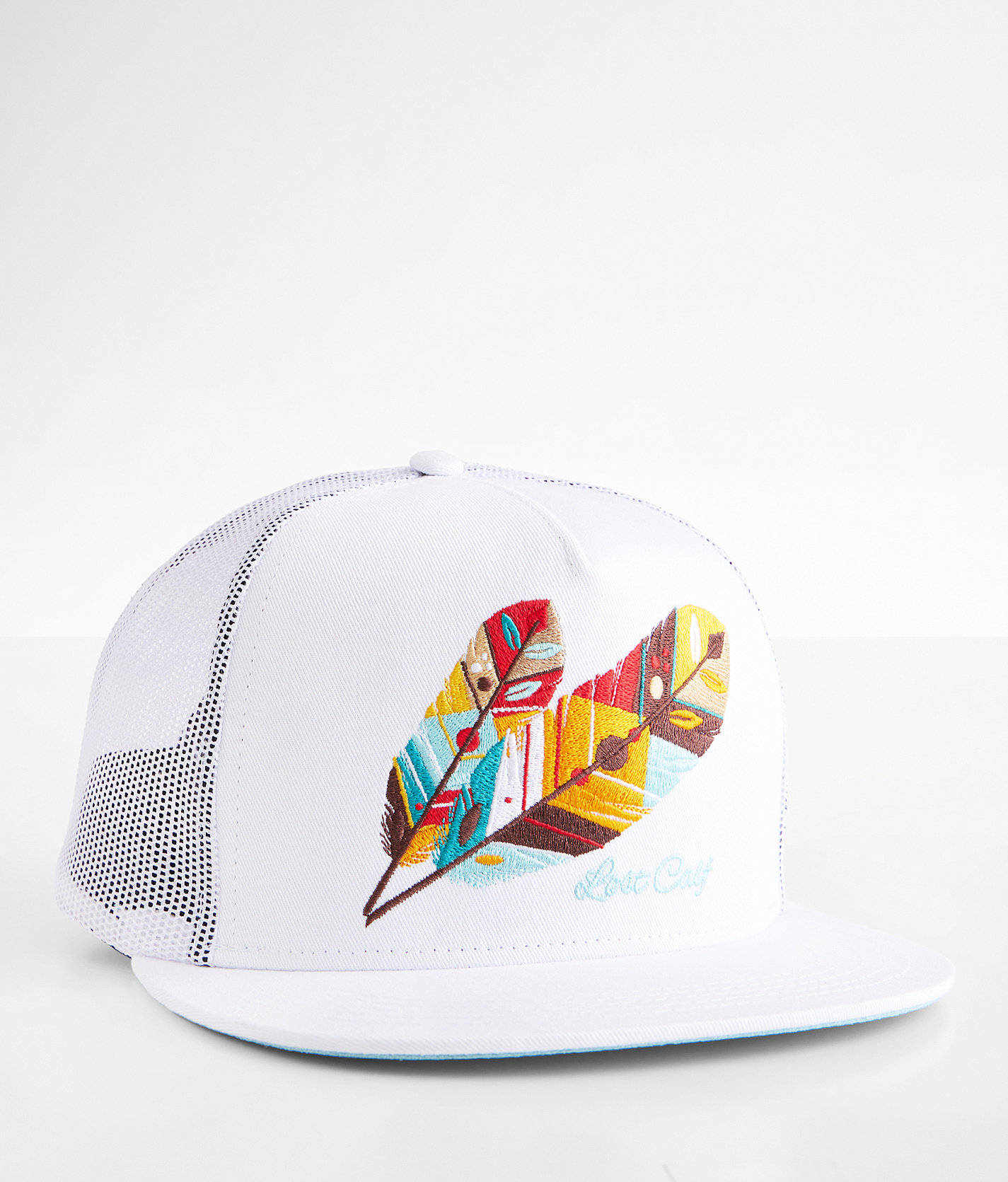 Lost Calf Men’s Adjustable Snapback Hat – Tribal Design, Flat Bill, Casual Wear