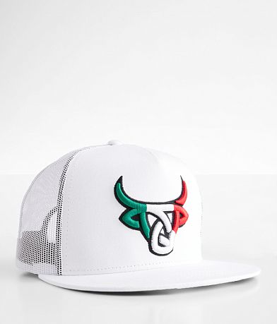 Lost Calf White Mexicalf Trucker Hat front view