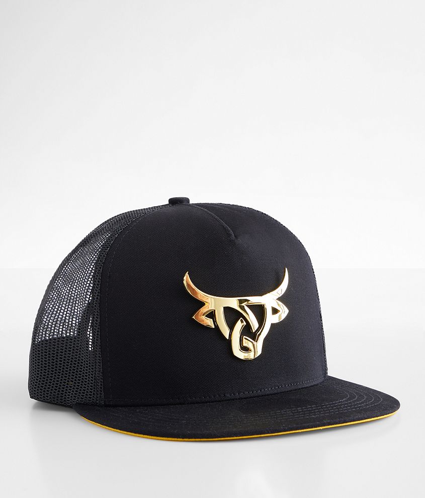 Lost Calf Iron Gold Trucker Hat front view