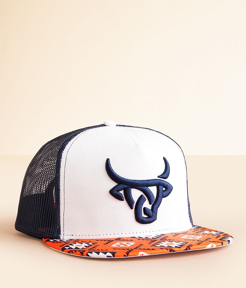 Lost Calf Bronco Trucker Hat front view