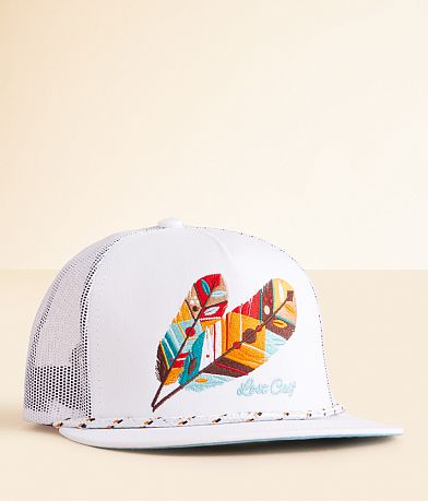 Lost Calf White Tribe Trucker Hat front view