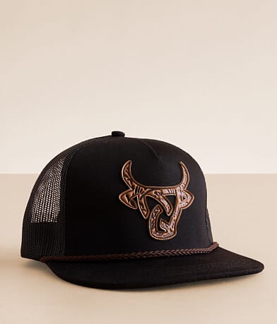 Lost Calf Bull Trucker Hat front view