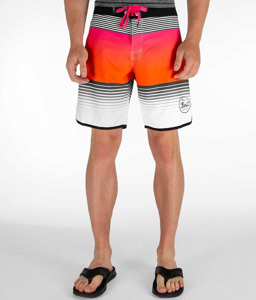 Lost Glo Band Boardshort front view