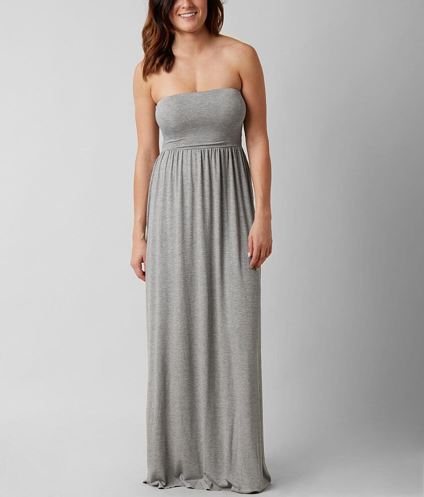 Grey tube top dress hotsell