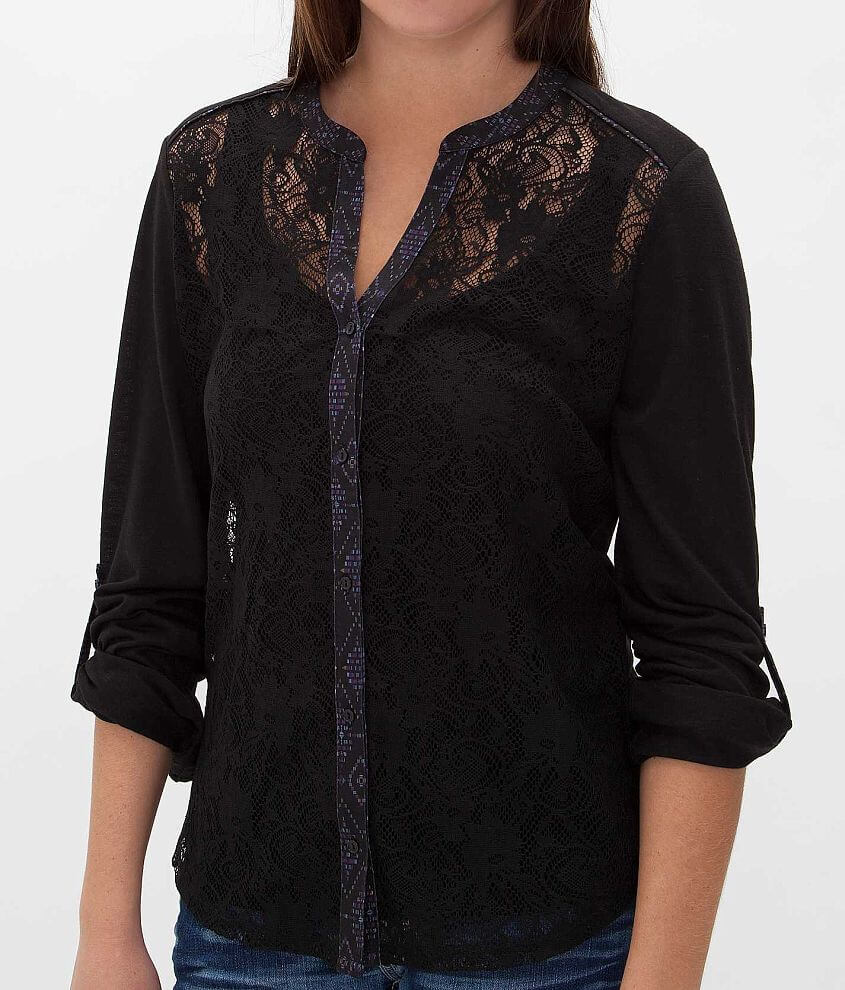 Daytrip Front Lace Shirt front view