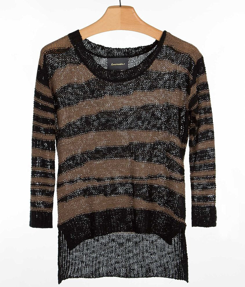 Lovemarks Tape Yarn Sweater front view