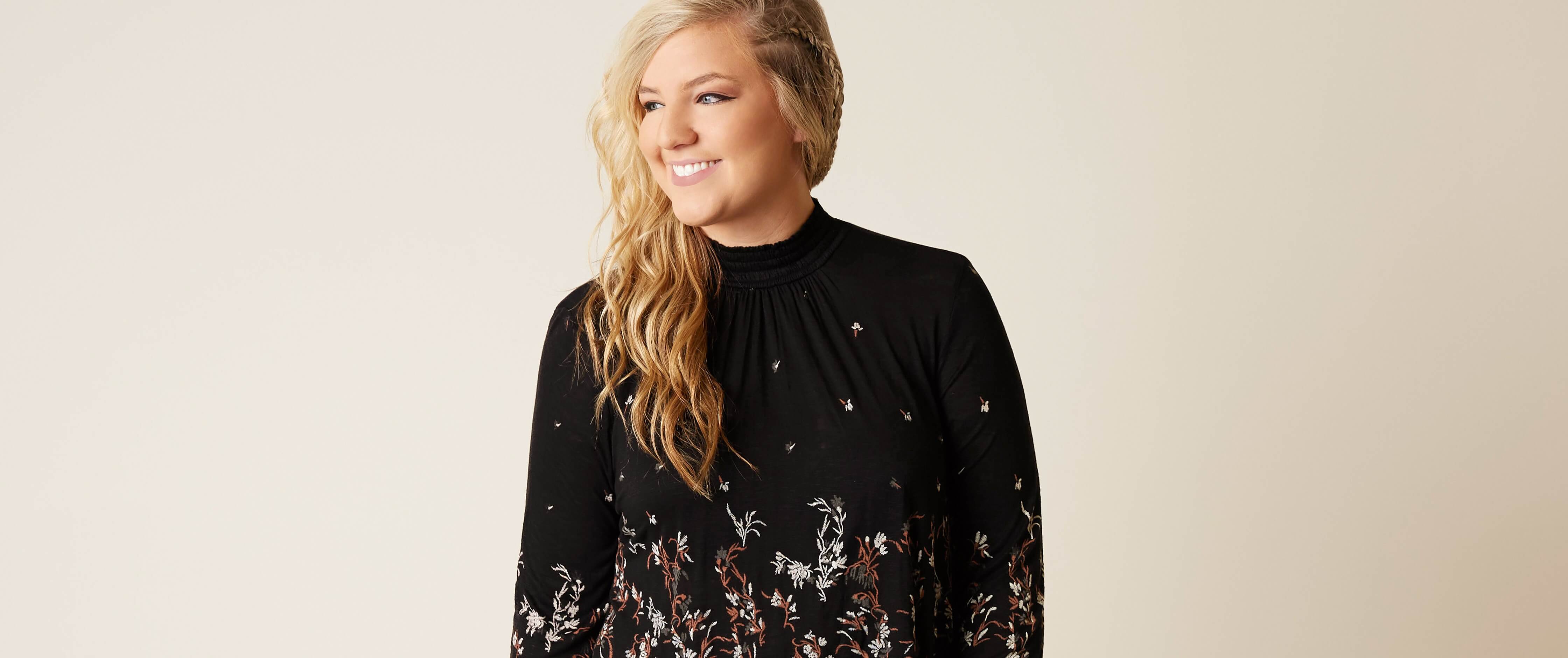 Image of Lucky Brand Floral Top - Plus Size Only