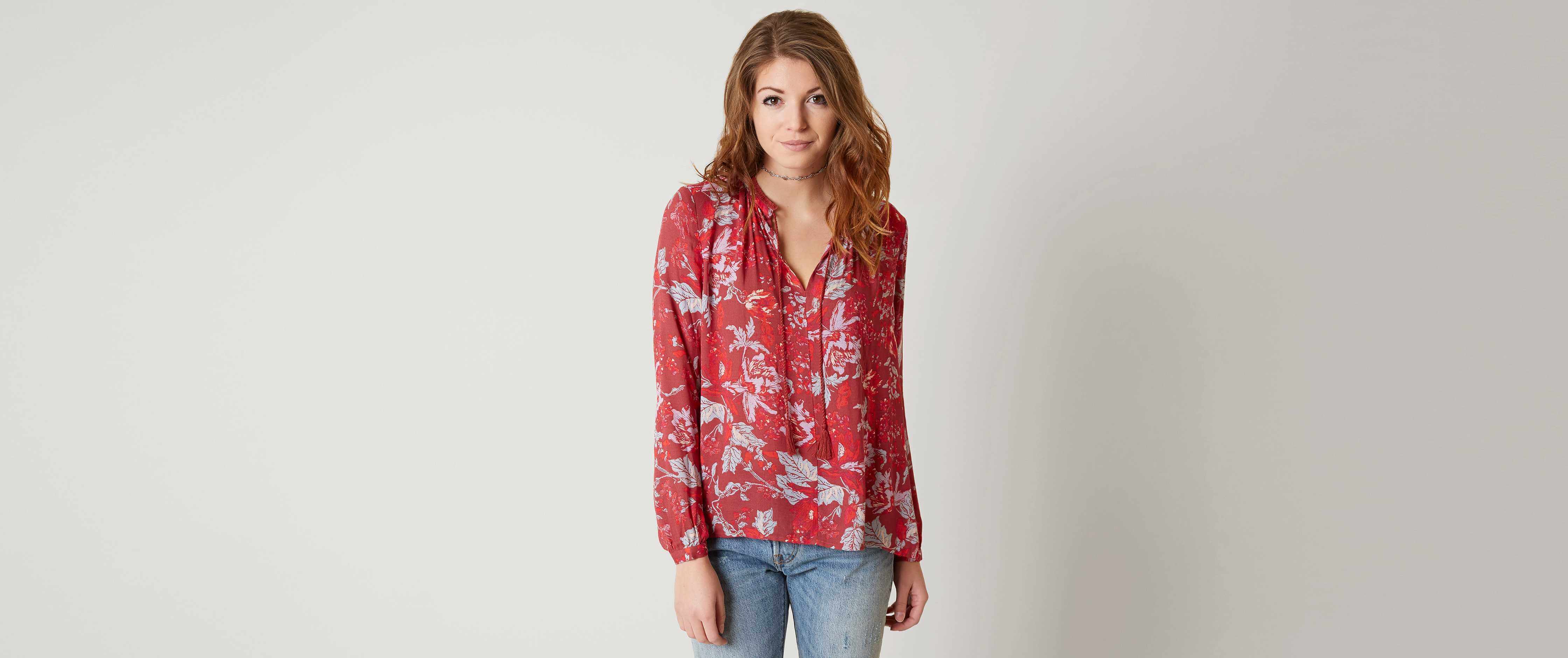 lucky brand floral top