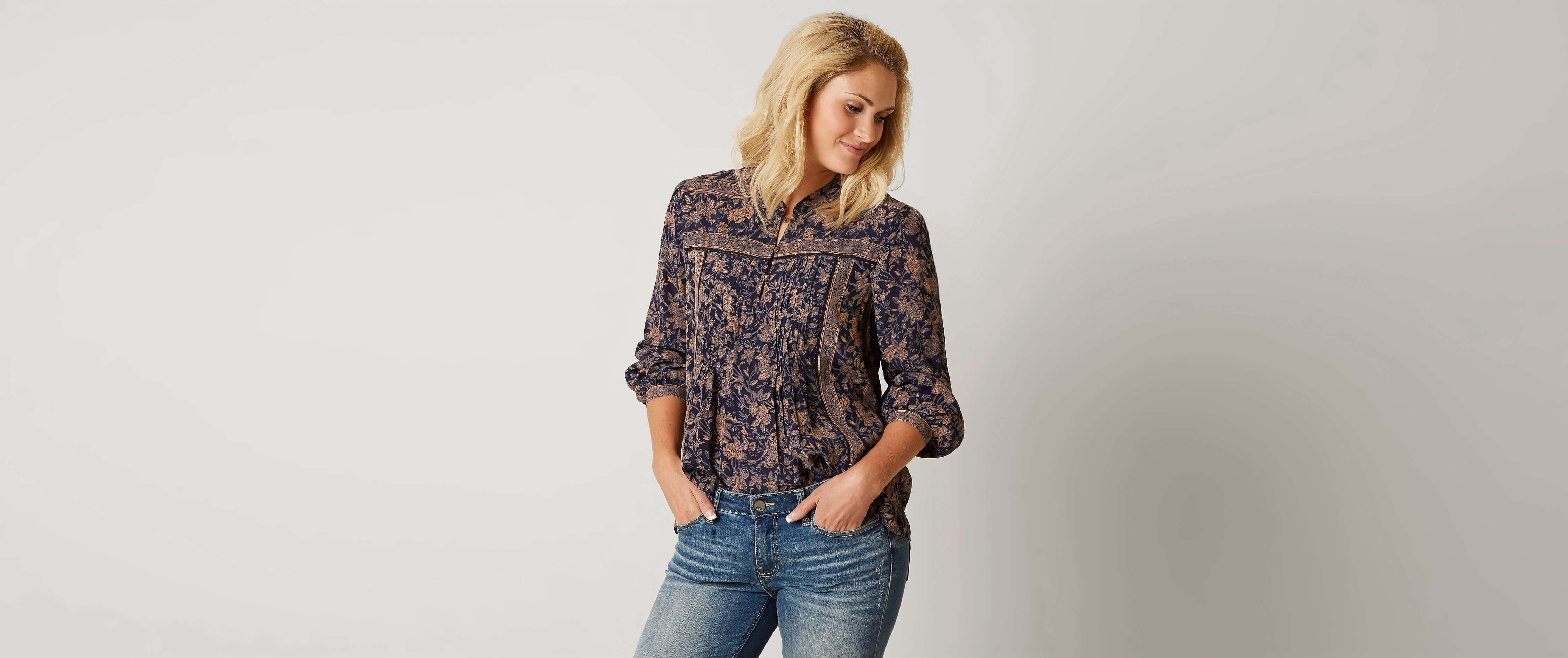 Image of Lucky Brand Michelle Henley Top