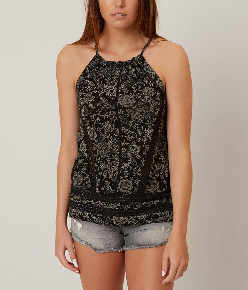 Lucky Brand Floral Tank Top front view