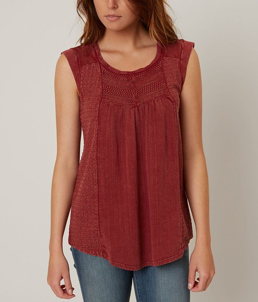 Lucky Brand Washed Top front view