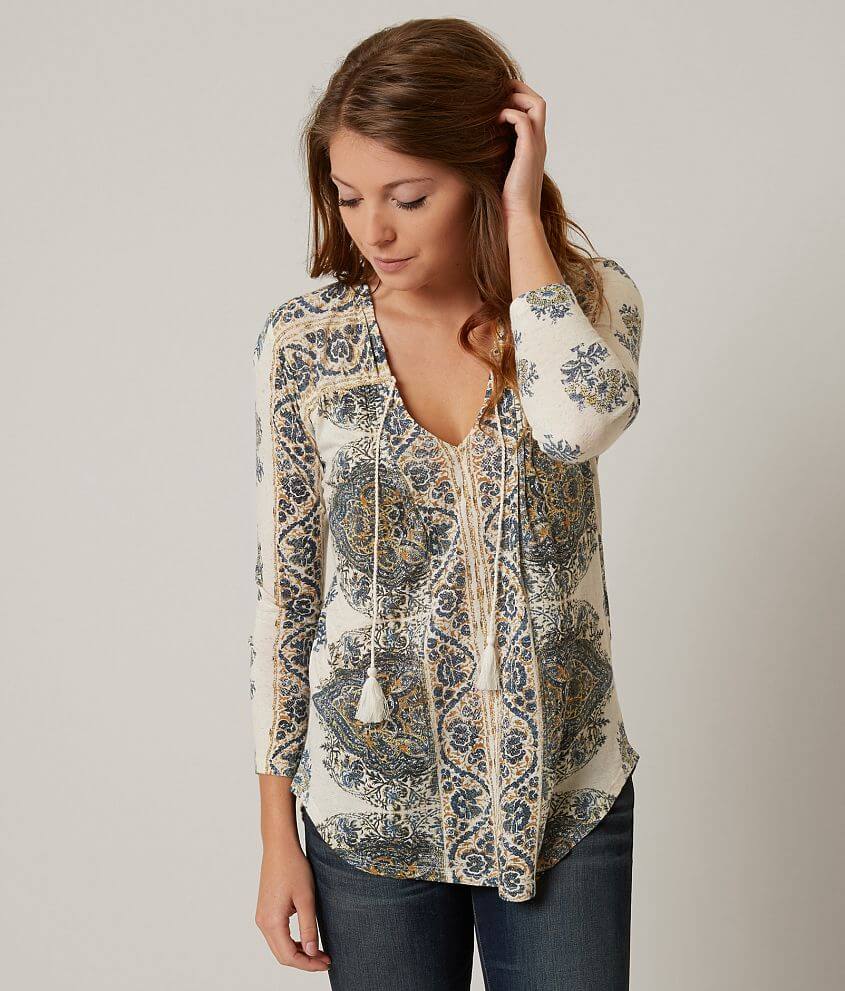 Lucky Brand Printed Top front view