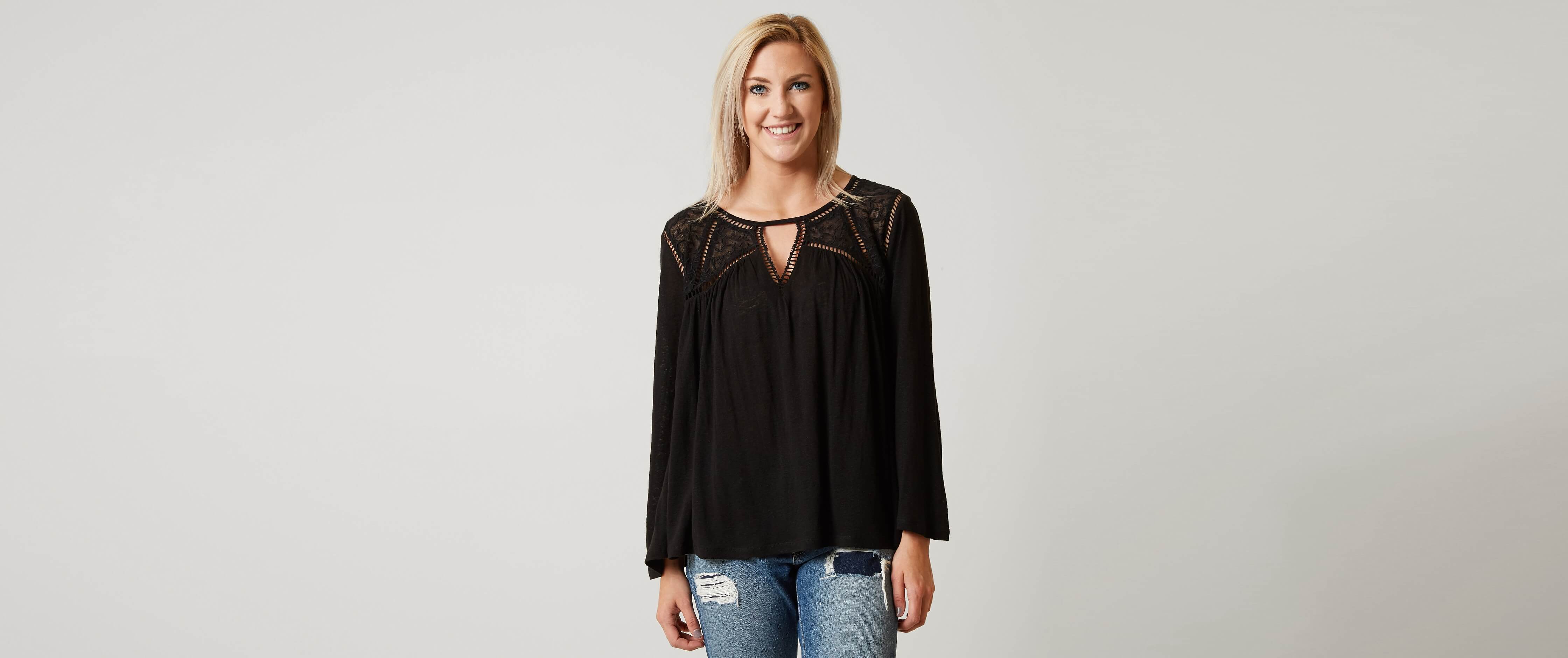 flowy peasant top