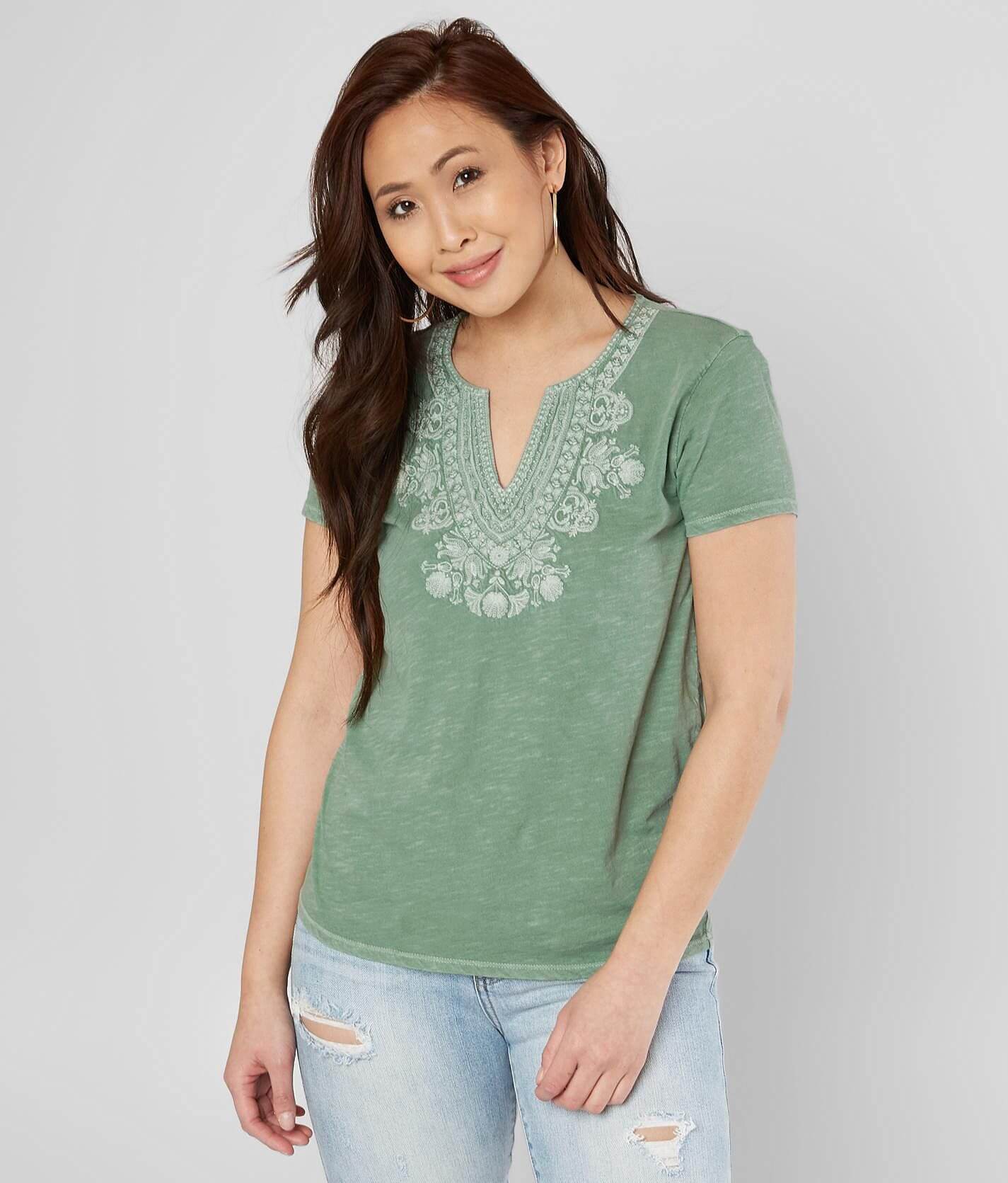 ラッキーブランド Lucky Brand Embroidered Cami レディース シャツ トップス Tulipwood ラッキーブランド (Lucky Brand) レディース ブラウス・シャツ