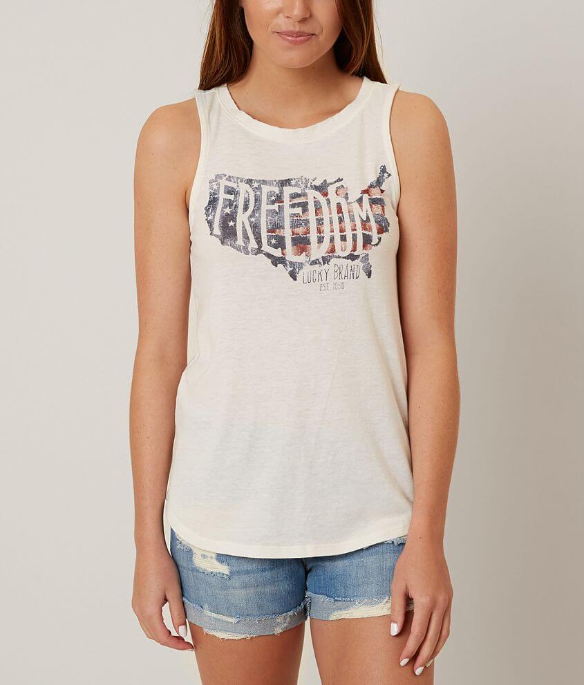 Lucky Brand Freedom Tank Top front view