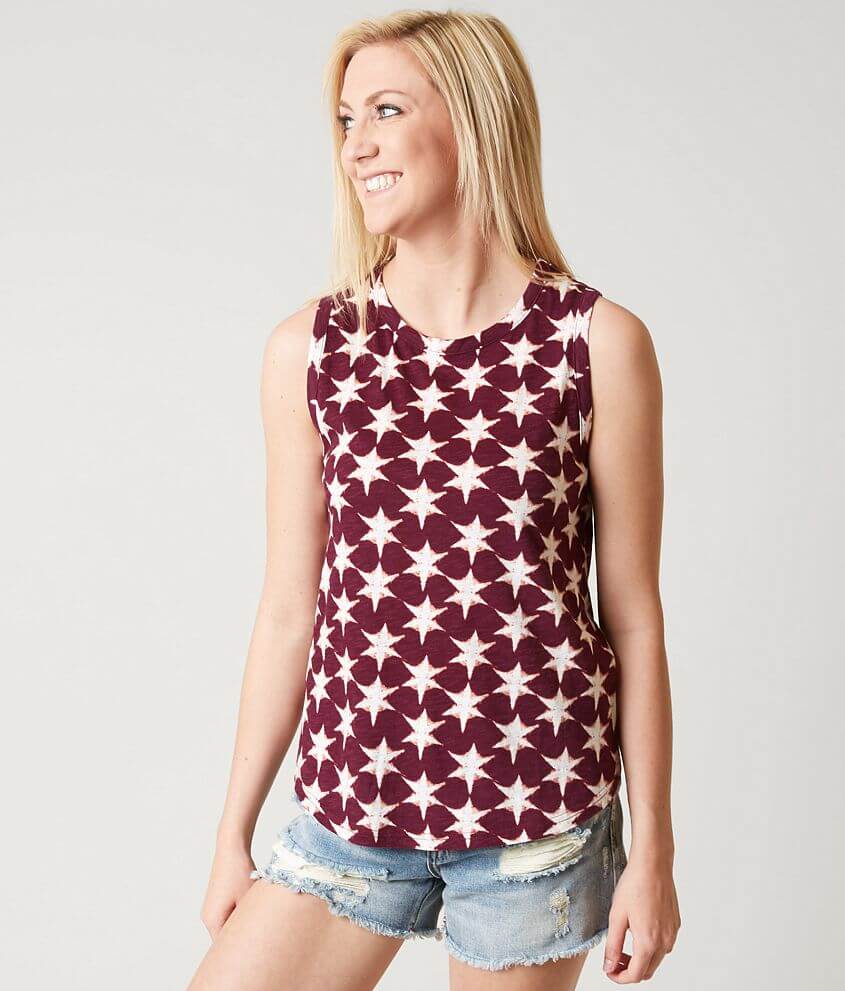 Lucky Brand Star Tank Top front view
