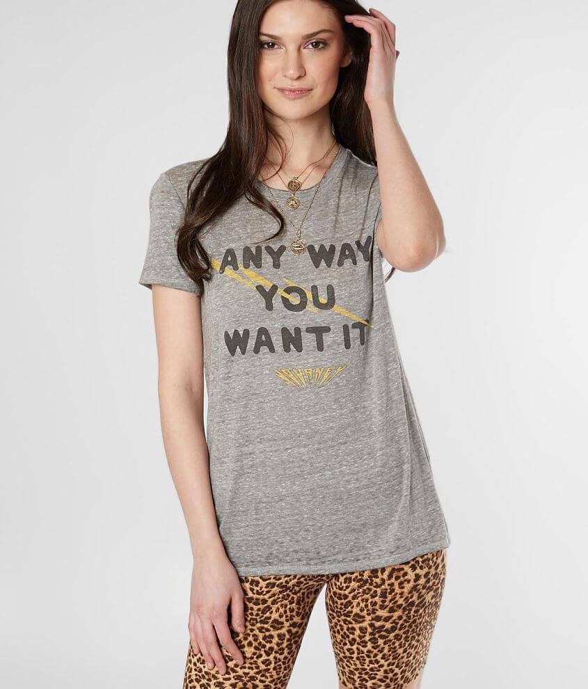 Lucky Brand Journey Band T-Shirt - Women's T-Shirts in Heather Grey