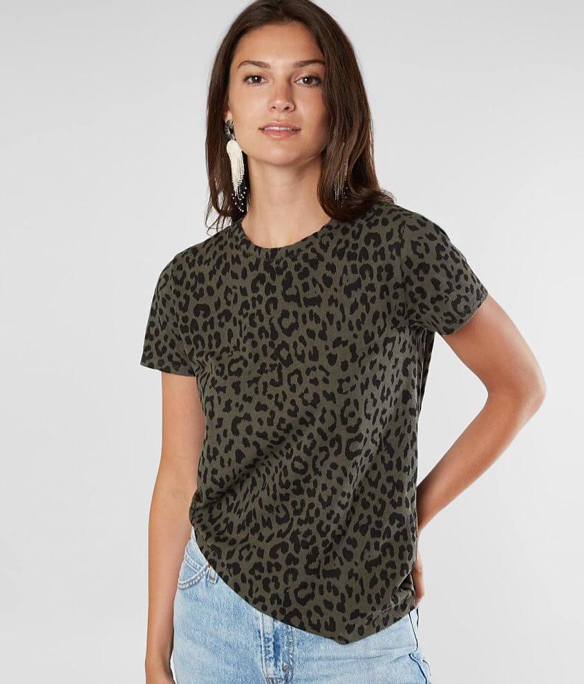 Lucky Brand Animal Print T-Shirt front view