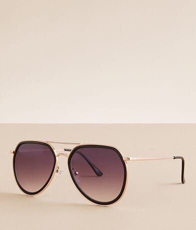 BKE Aviator Sunglasses front view