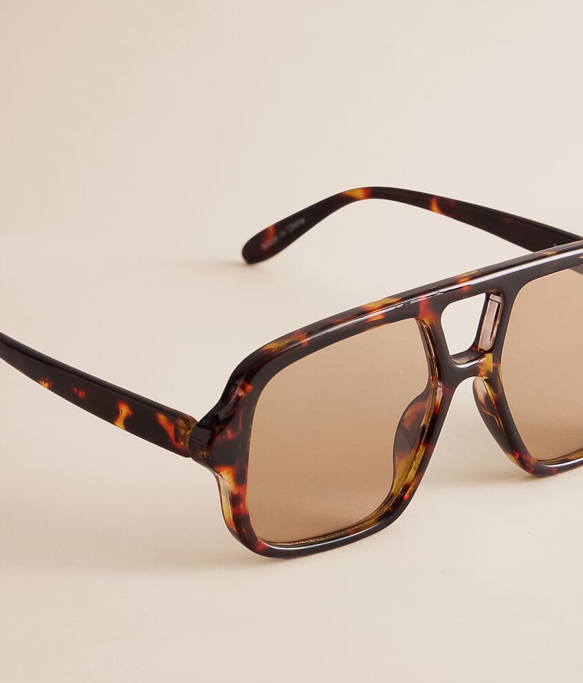 Tort Aviator Sunglasses - thumbnail 3