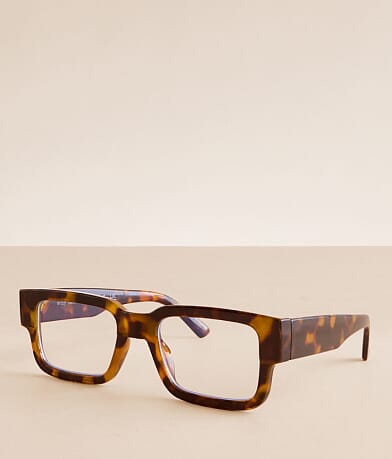 BKE Rectangle Blue Light Glasses front view