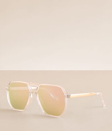 BKE Mirror Aviator Sunglasses front view