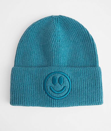 Lucky Zone Smiley Beanie front view