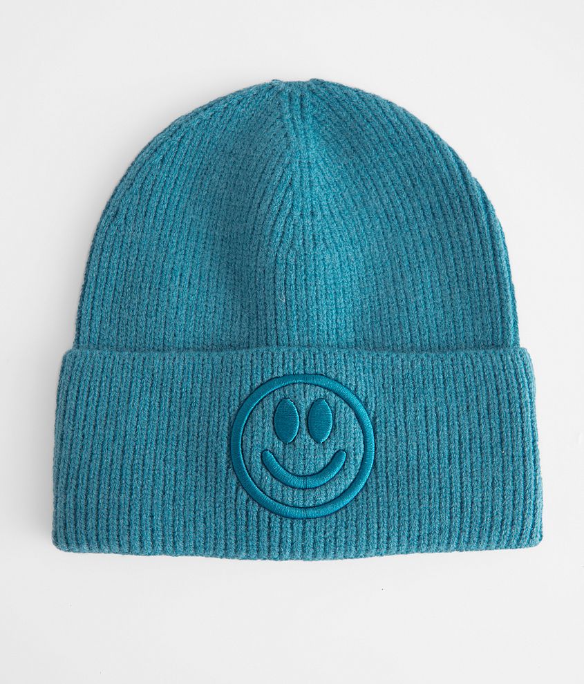 Lucky Zone Smiley Beanie front view