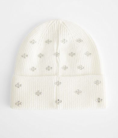 Lucky Zone Rhinestone Beanie misc detail 1 view