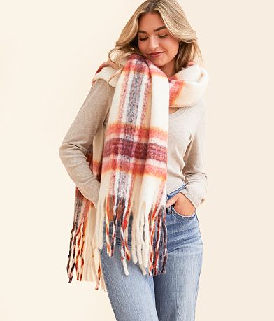 Lucky Zone Plush Plaid Scarf MISC_DETAIL_2