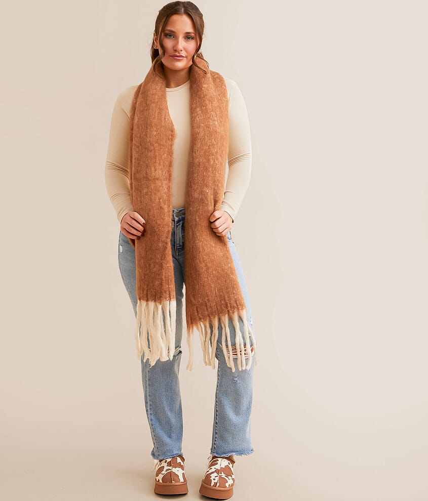 Plush Fringe Scarf