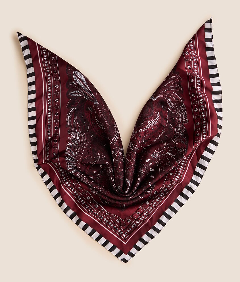 2 Pack Houndstooth & Paisley Fashion Scarf Set