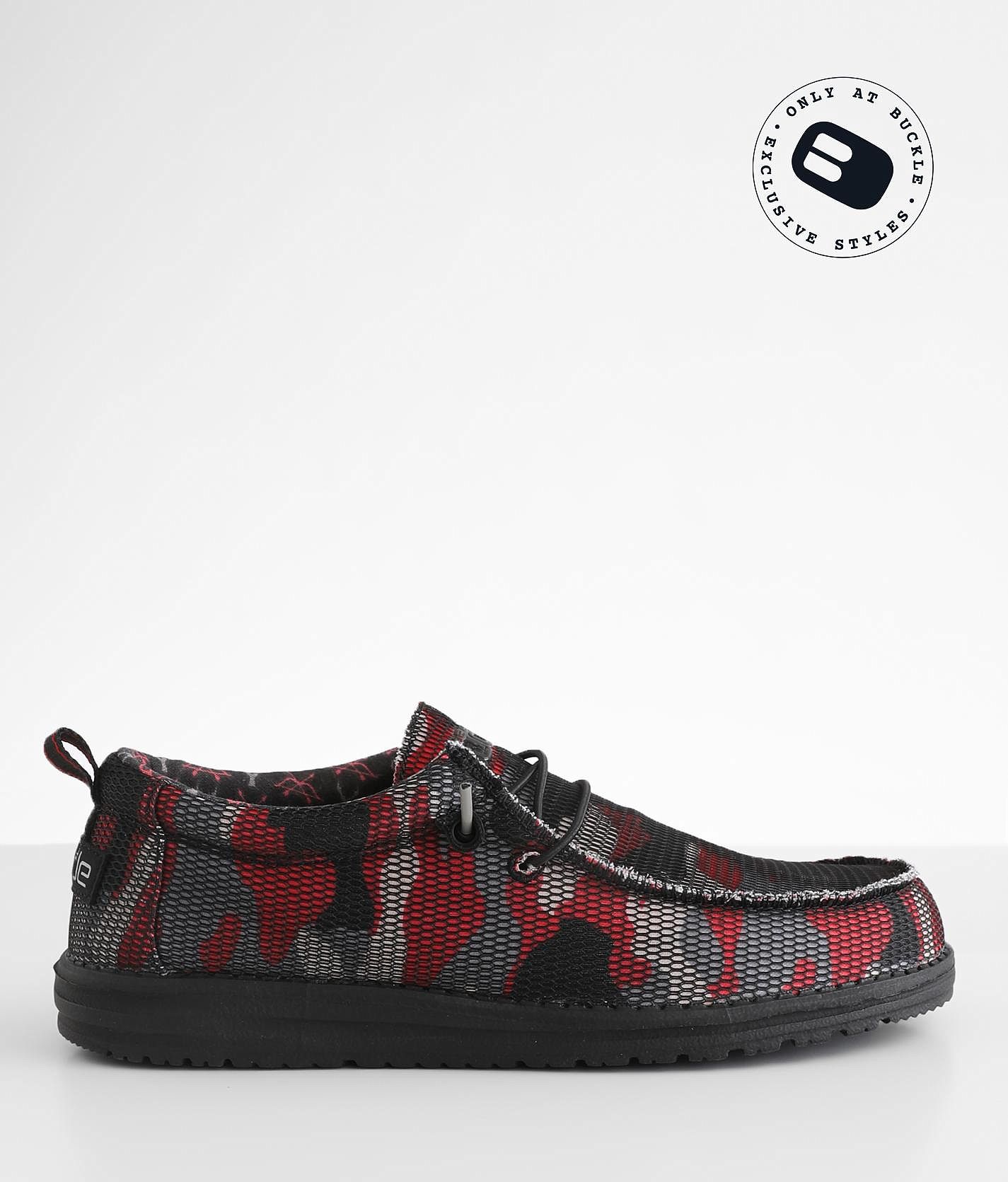 Hey dude shoes at buckle shop