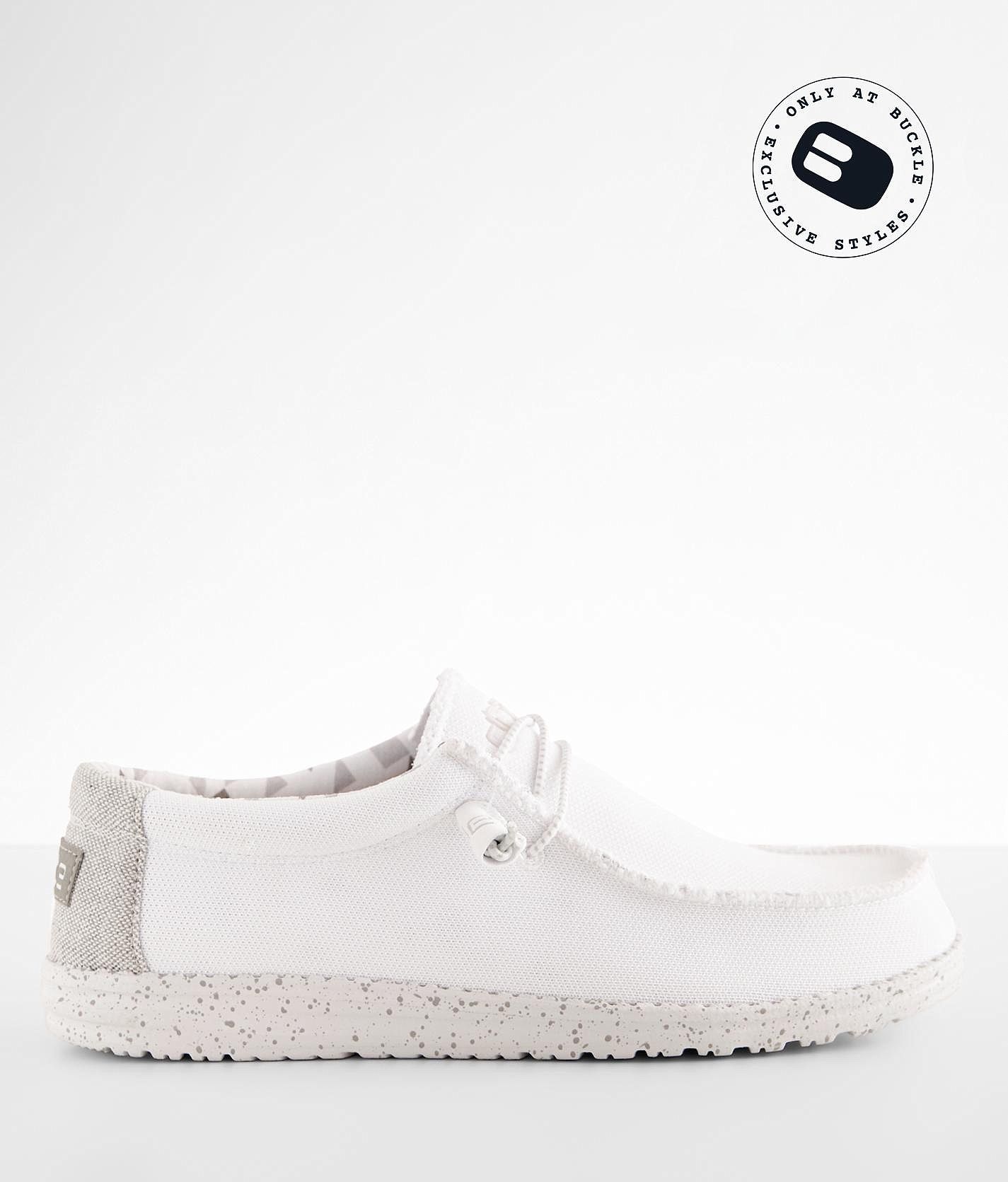 Hey Dude Wally Stitch Mens Size 13 Optic White Slip On Casual Loafer Shoes NEW ??? ????? ⭐ Lightweight, comfortable & just in  main image 2