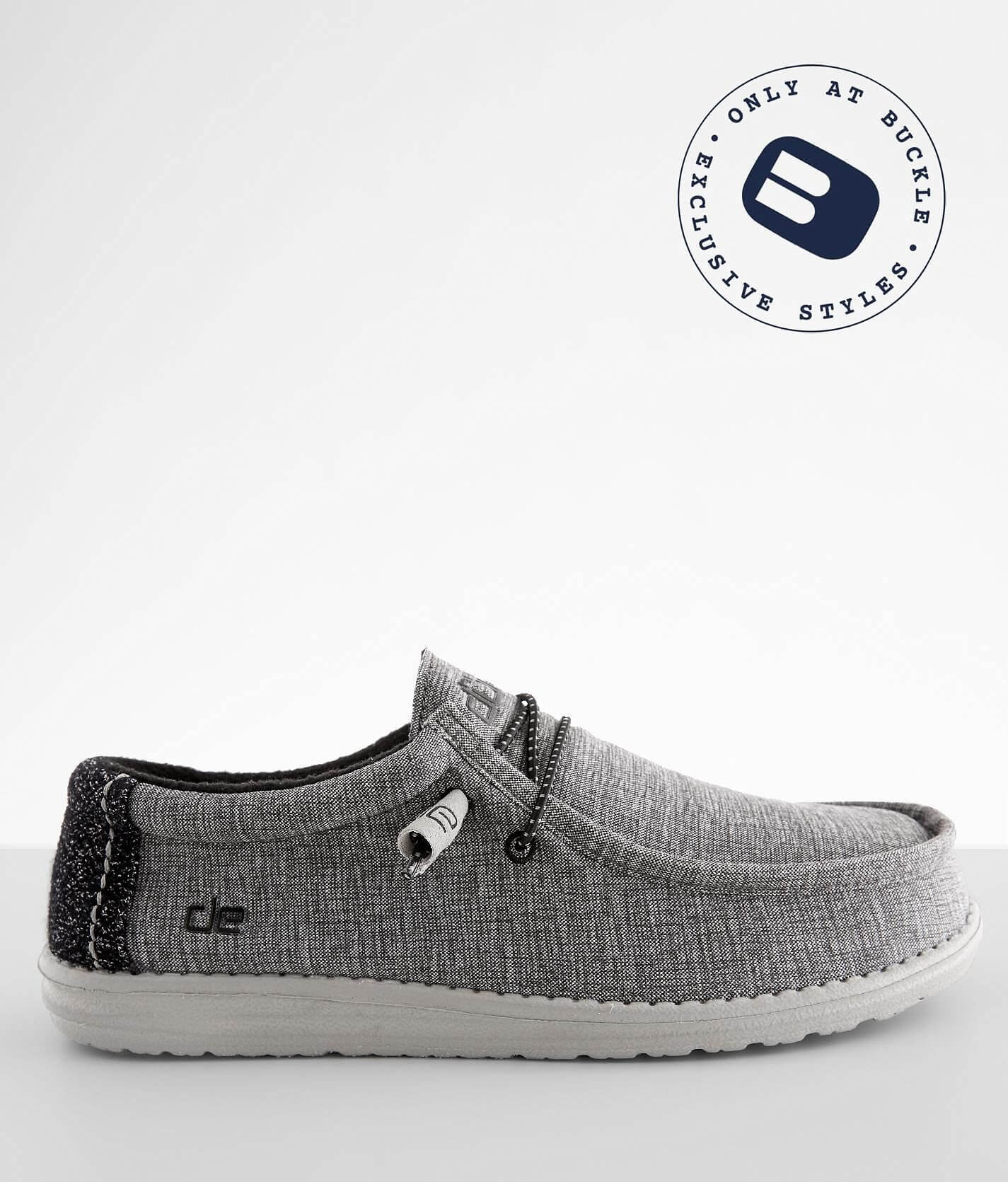 Hey Dude Men’s Wally L Stretch Steel Gray, Size 13 169ae38ab614854ffd306ffb76f036  main image 2