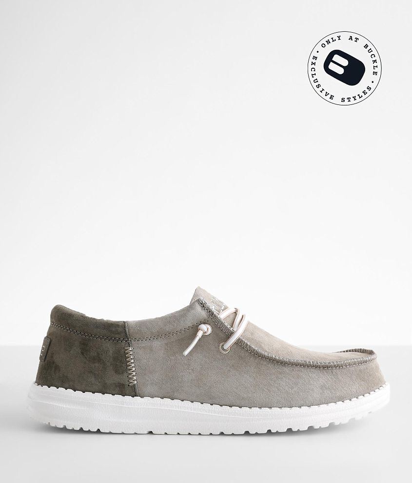 Hey Dude Wally Funk Leather Shoe Men's Shoes in Jungle Buckle